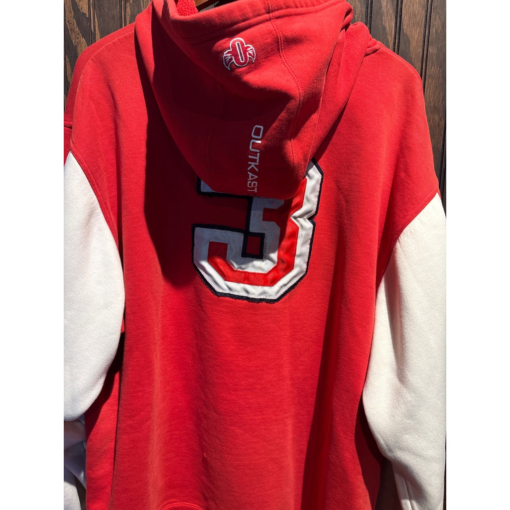 Outkast Clothing Co Red Winged O Hoodie Mens XL Vintage Hip Hop Streetwear 2000s