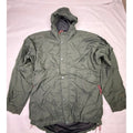 Eastern Mountain Sports EMS System III Jacket Hooded Olive Green MENS M