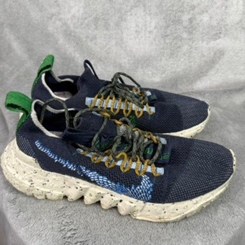Nike Space Hippie 01 Men Dark Navy Green Volt DJ3050 400 Athletic Shoes Size 7