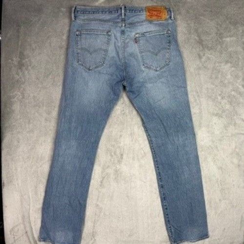 Levi's 501 Original Fit Light Wash Button Fly Jeans Mens W36 L34
