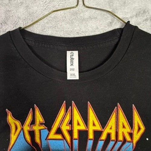 Def Leppard Journey The Summer Stadium Tour 2023 Black T Shirt XXL