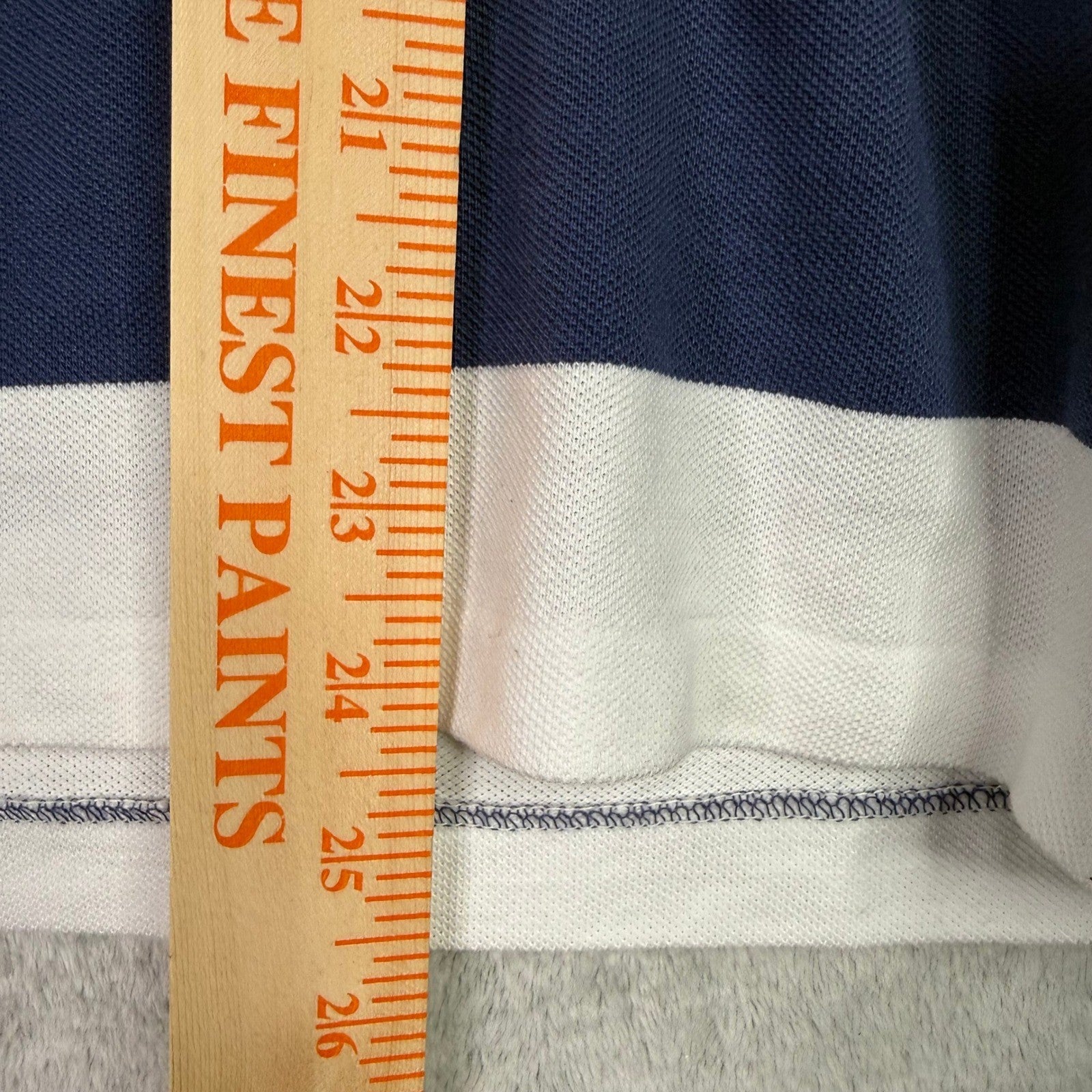 Polo Ralph Lauren Striped Short Sleeve Polo Shirt Green Pony Logo Size M