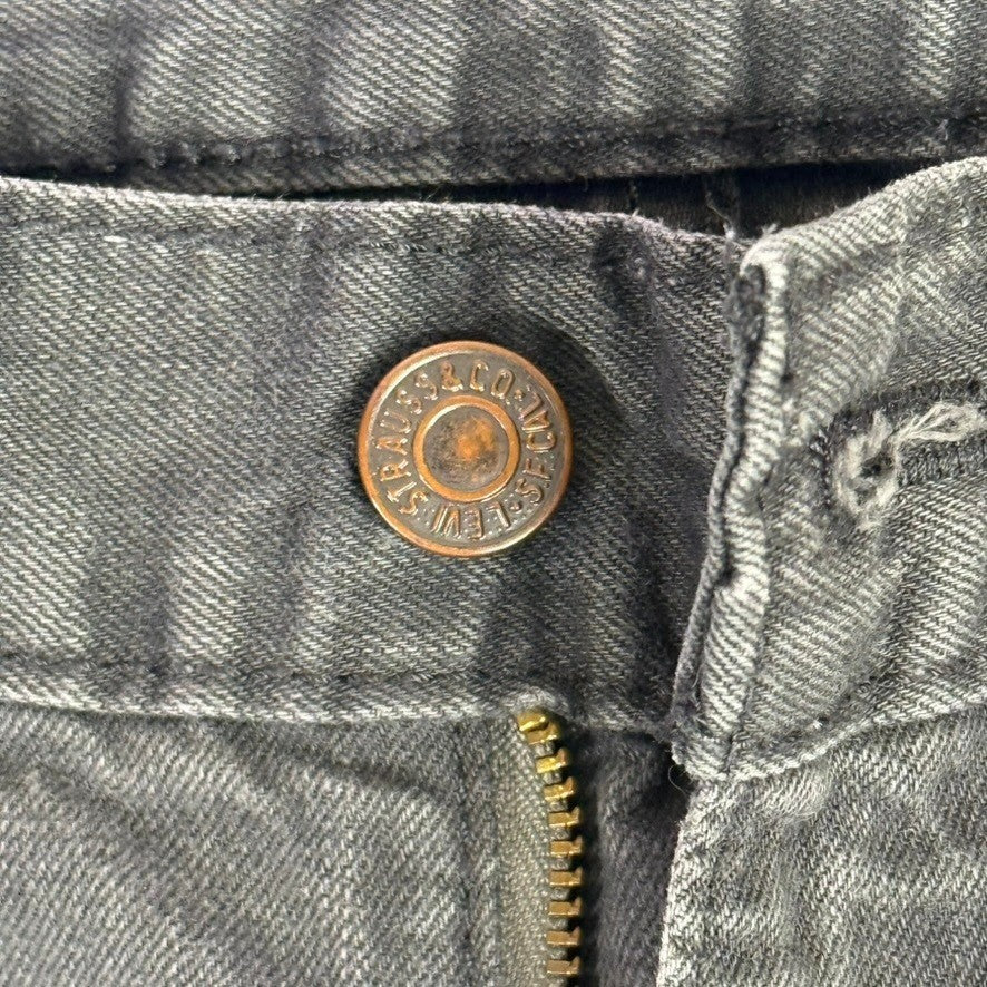 Levi's 505 Regular Fit Dark Wash Jeans Mens Size 36x32