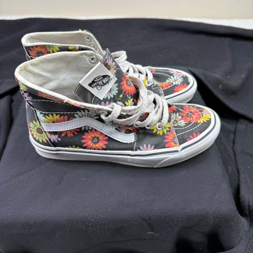 Vans SK8 Hi Platform Floral Print High Top Sneakers Womens 8.5
