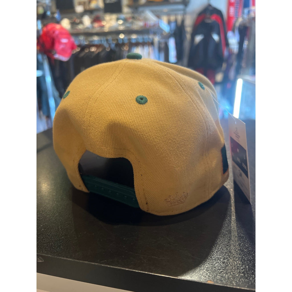 Kings & Crowns Mexico Eagle Snapback Hat Tan Green Adjustable Cap New with Tags