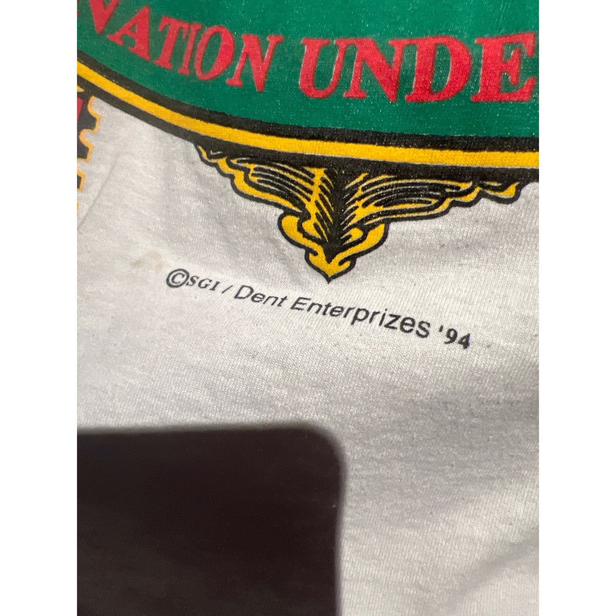 Vintage 1994 P. Funk One Nation Under A Groove T-Shirt White Large Single Stitch
