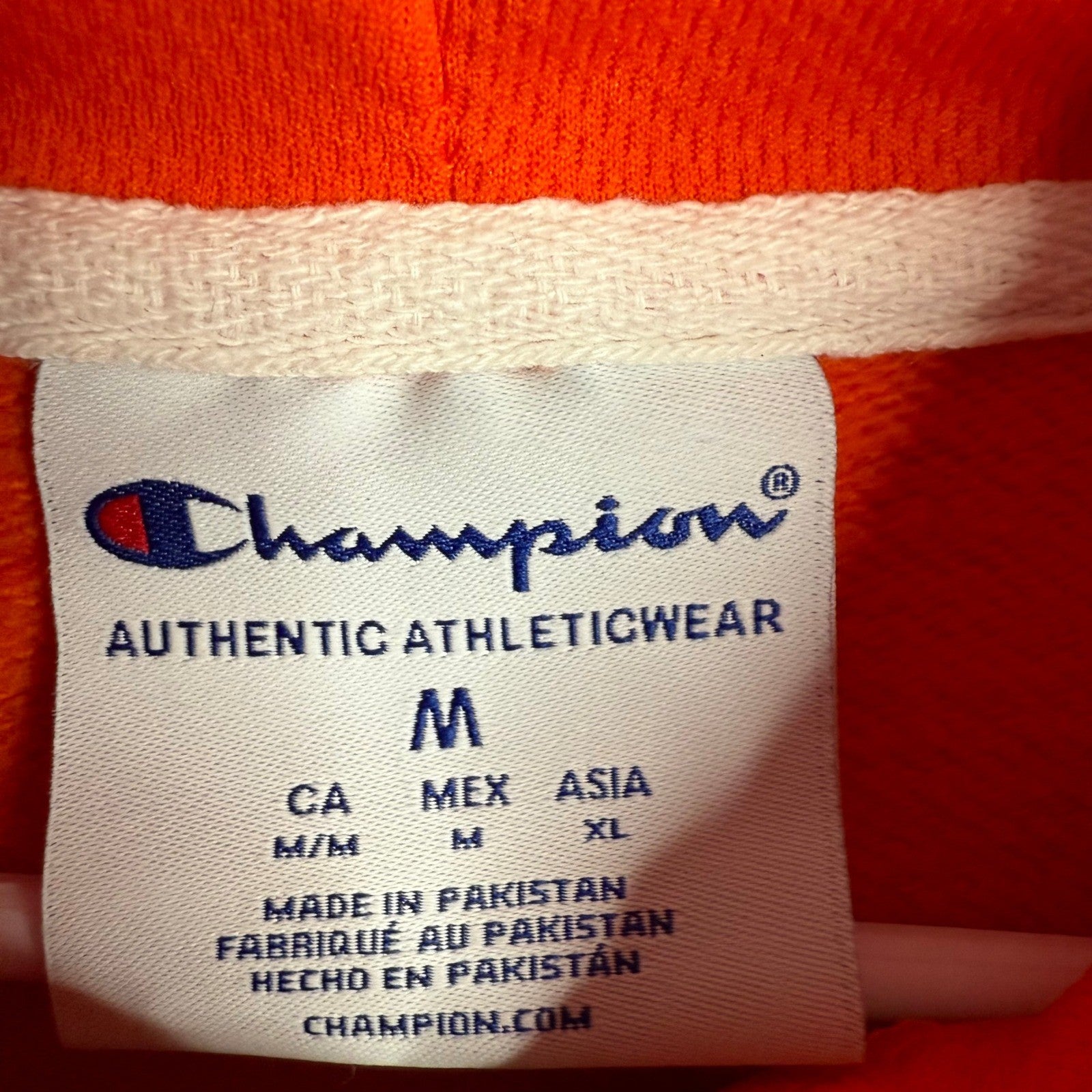 Champion Auburn Tigers Hoodie Pullover Orange Navy Blue White Youth M