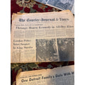 Vintage 1968 Courier-Journal Newspaper RFK Funeral James Earl Ray Arrest June 9