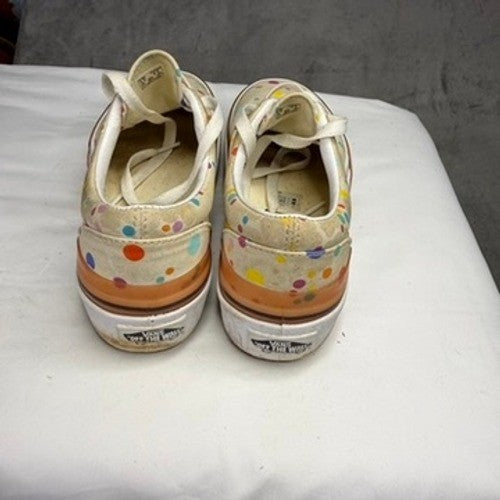 Vans Era Women's Shoes Cream Confetti Polka Dot Low Top Sneakers Size 5.5