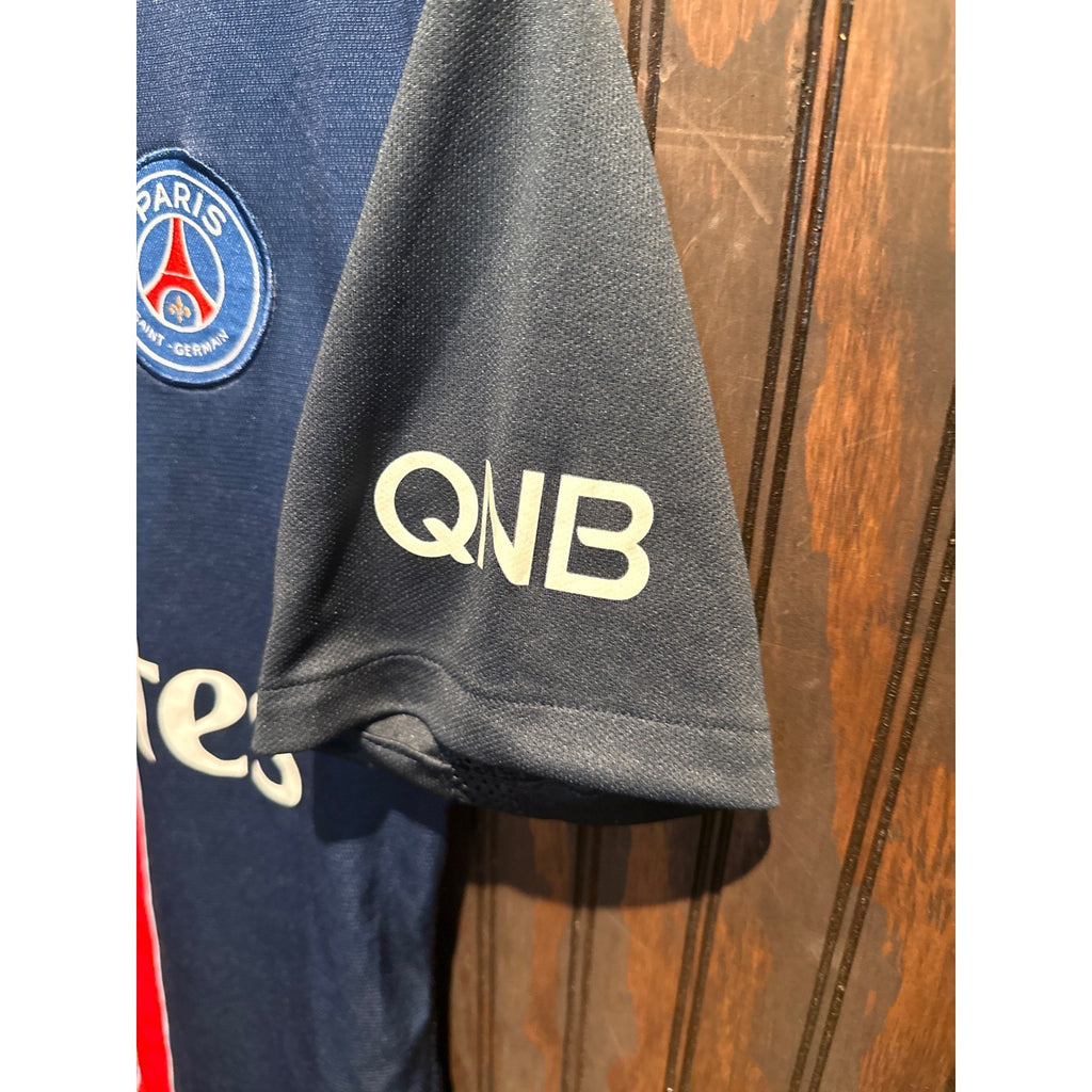 Nike Paris Saint-Germain Ibrahimovic 10 Jersey 2014-15 PSG Home Navy Blue Mens S
