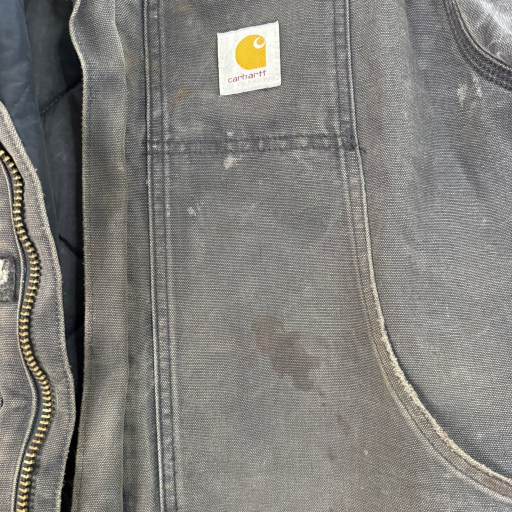 Carhartt Arctic Canvas Jacket Union Workwear C26 MOS Detachable Hood XL