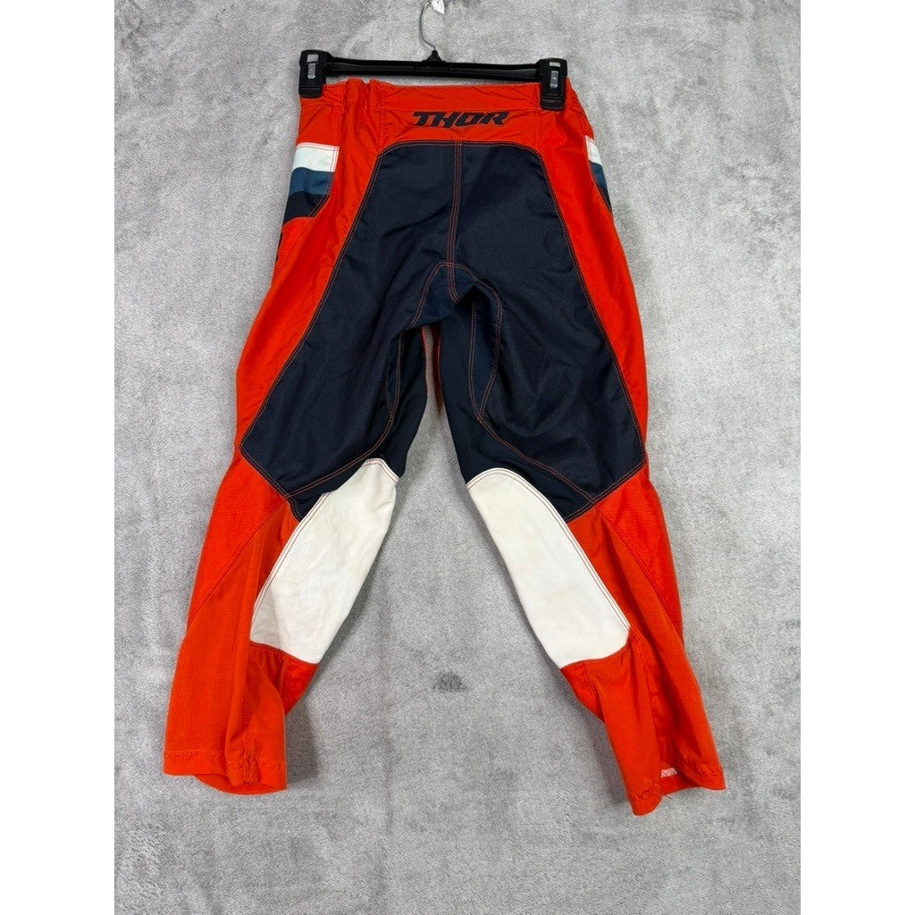 Thor Youth Motocross Pants Orange Blue White Size 26