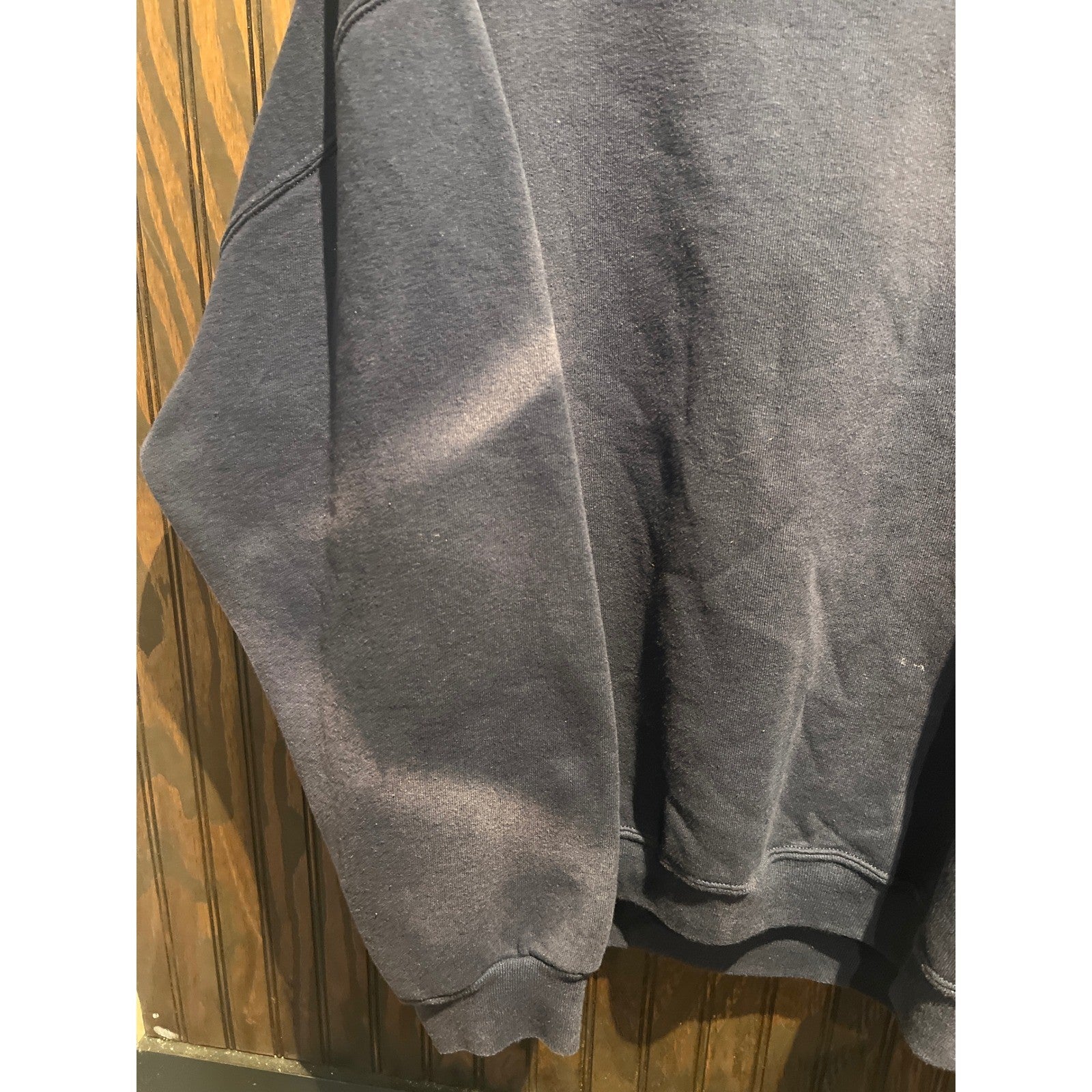 Vintage Russell Athletic Atlanta Fire Rescue Sweatshirt Navy Sun Faded 30x30