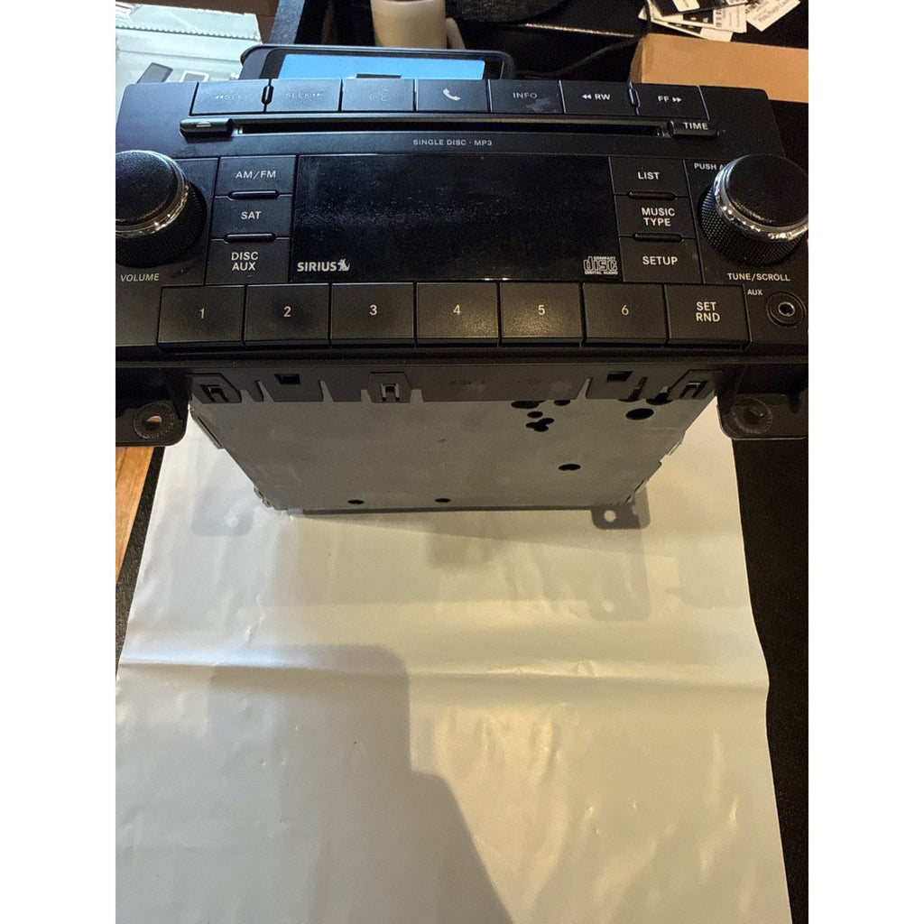 Mopar RES Radio CD MP3 SiriusXM Aux Head Unit Chrysler Dodge Jeep OEM Black