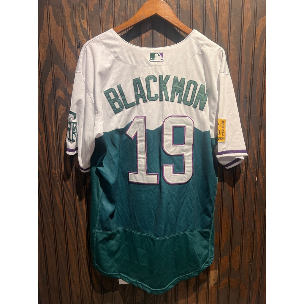Nike Colorado Rockies City Connect Jersey Green White MLB Baseball Top 19 Mens S