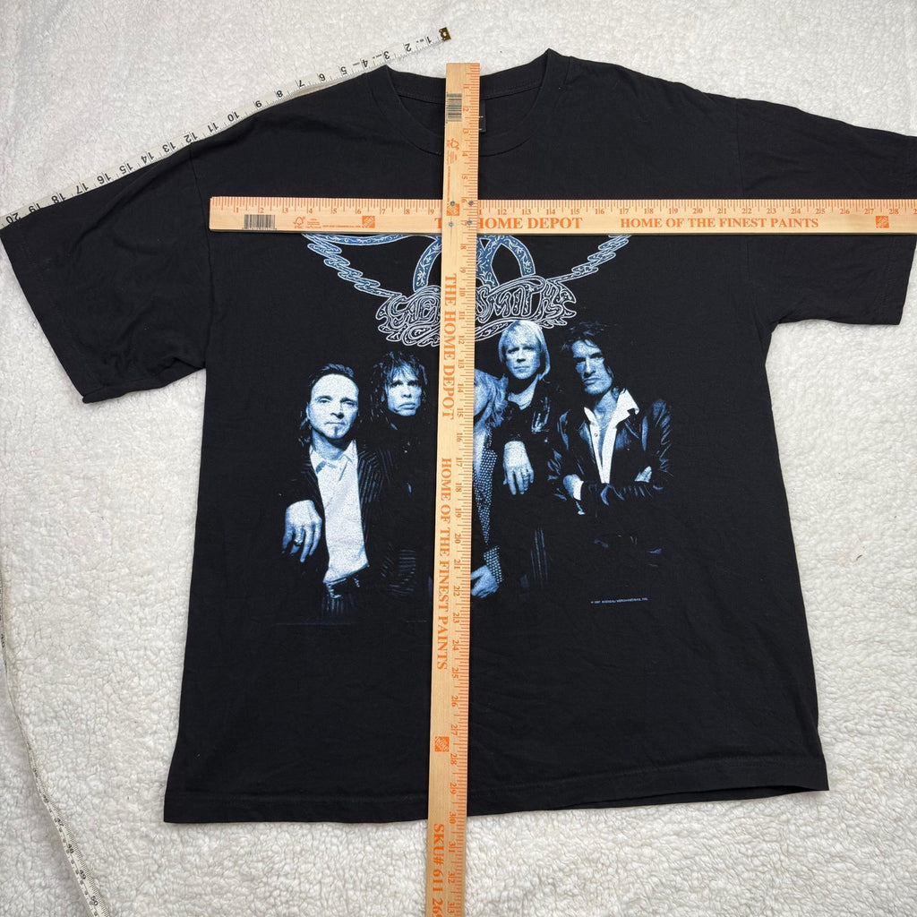 Vintage Aerosmith "Nine Lives" World Tour T-Shirt – 1997/1998 – Giant Tag – XL