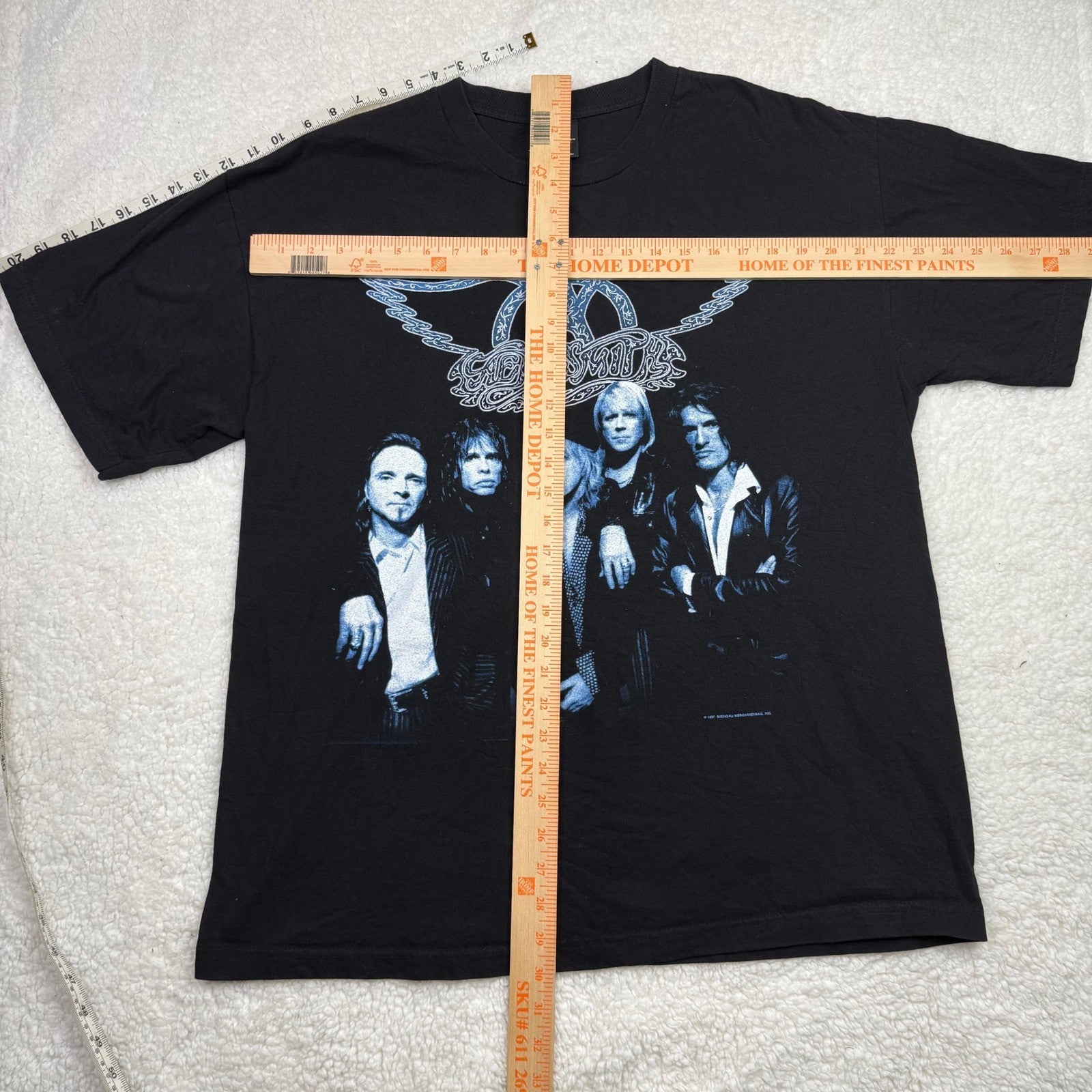 Vintage Aerosmith "Nine Lives" World Tour T-Shirt – 1997/1998 – Giant Tag – XL