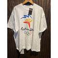 Vintage Sydney 2000 Olympic Games Graphic T-Shirt White Short Sleeve Tee Large