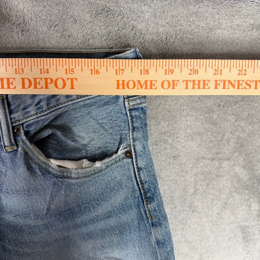 Levi's 501 Original Fit Light Wash Button Fly Jeans Mens W36 L34