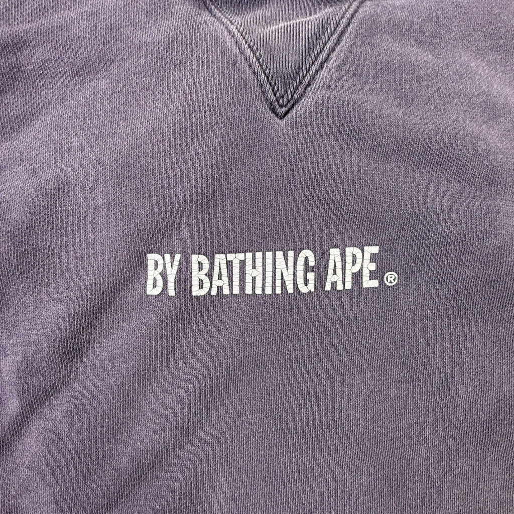 A Bathing Ape BAPE Mens Purple Crewneck Sweatshirt By Bathing Ape Size M
