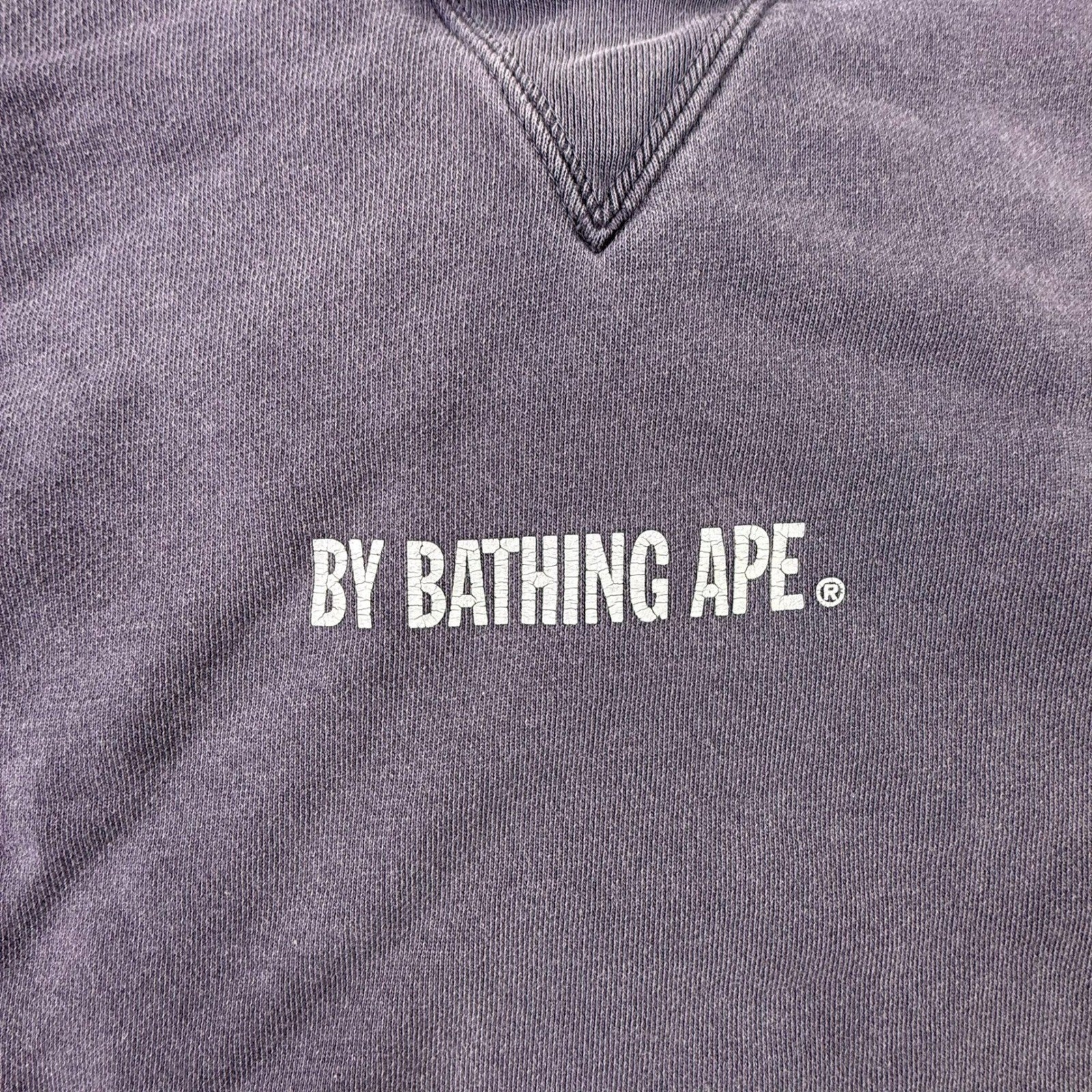 A Bathing Ape BAPE Mens Purple Crewneck Sweatshirt By Bathing Ape Size M