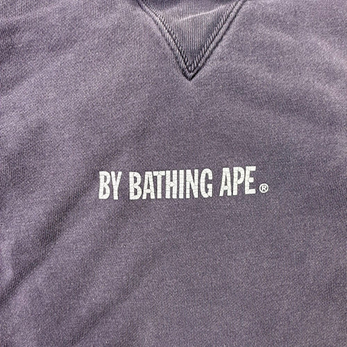 A Bathing Ape BAPE Mens Purple Crewneck Sweatshirt By Bathing Ape Size M