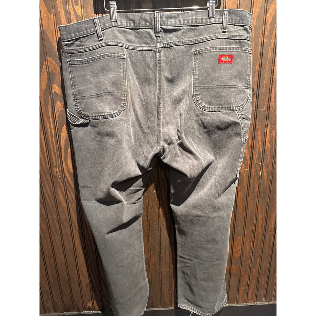 Dickies Mens Faded Black Carpenter Pants Relaxed Fit Utility Workwear Trousers