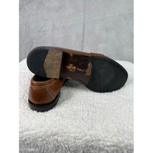 Cole Haan Mens 10M Penny Loafer Leather Brown Driving Moccasins Shoes