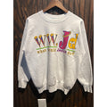 Vintage 90s WWJD What Would Jesus Do Sweatshirt White Graphic Crewneck New World