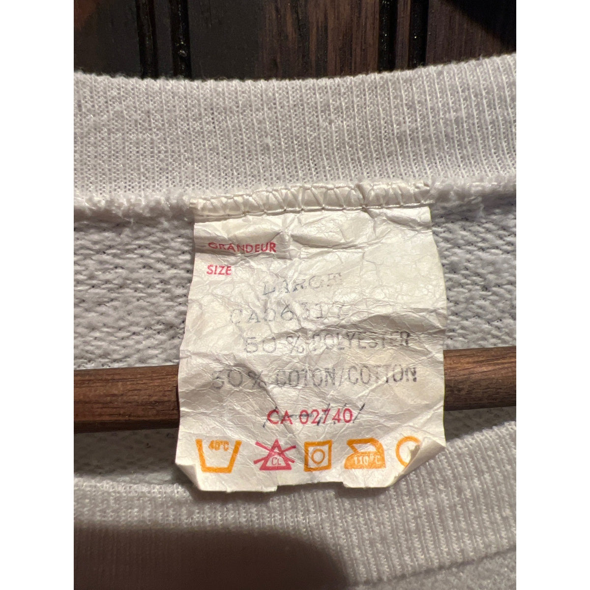 Vintage Gladan Quebec Sailboat Sweatshirt White Red Blue Striped Nautical Small