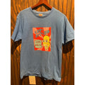 The Simpsons Mr Sparkle Japanese Graphic T-Shirt Light Blue L 21x29