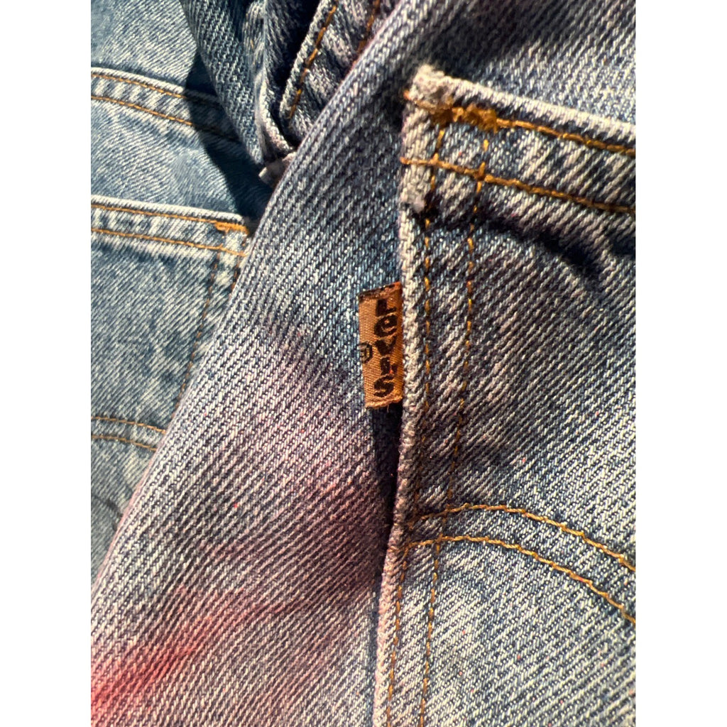 Levis 505 Straight Leg Jeans r 36x33 Mens Blue