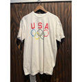 USA Olympics T-Shirt Mens XL White Short Sleeve Graphic Cotton Official Licensed