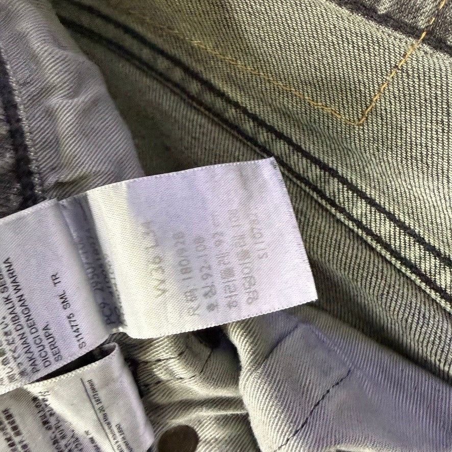 Levi Strauss 502 Regular Taper Jeans Dark Gray W36 L34 Mens Premium Quality