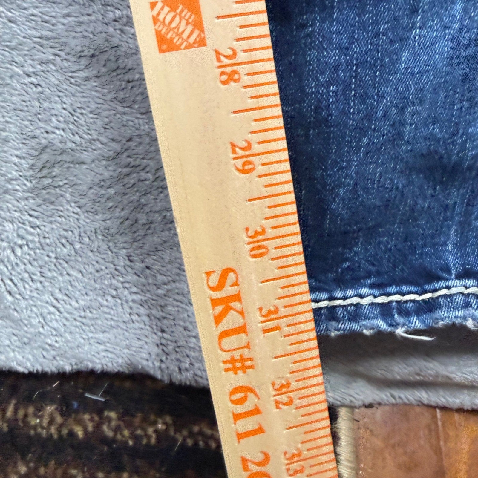 Rock Revival Nuri Easy Skinny Jeans Women's Size 29 Blue Wash Embellished