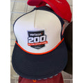 Verizon 200 at the Brickyard 2023 Racing Trucker Hat Navy White Snapback Cap