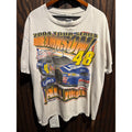 Vintage 2004 Jimmie Johnson NASCAR All Fired Up Tour Series T-Shirt Gray XL 48
