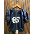 Navy Blue Mesh Football Jersey Number 85 Vintage Style Mens Small Medium 24x20