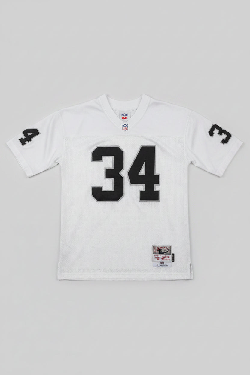 Mitchell Ness Bo Jackson 34 Raiders Throwback Jersey Men White Black