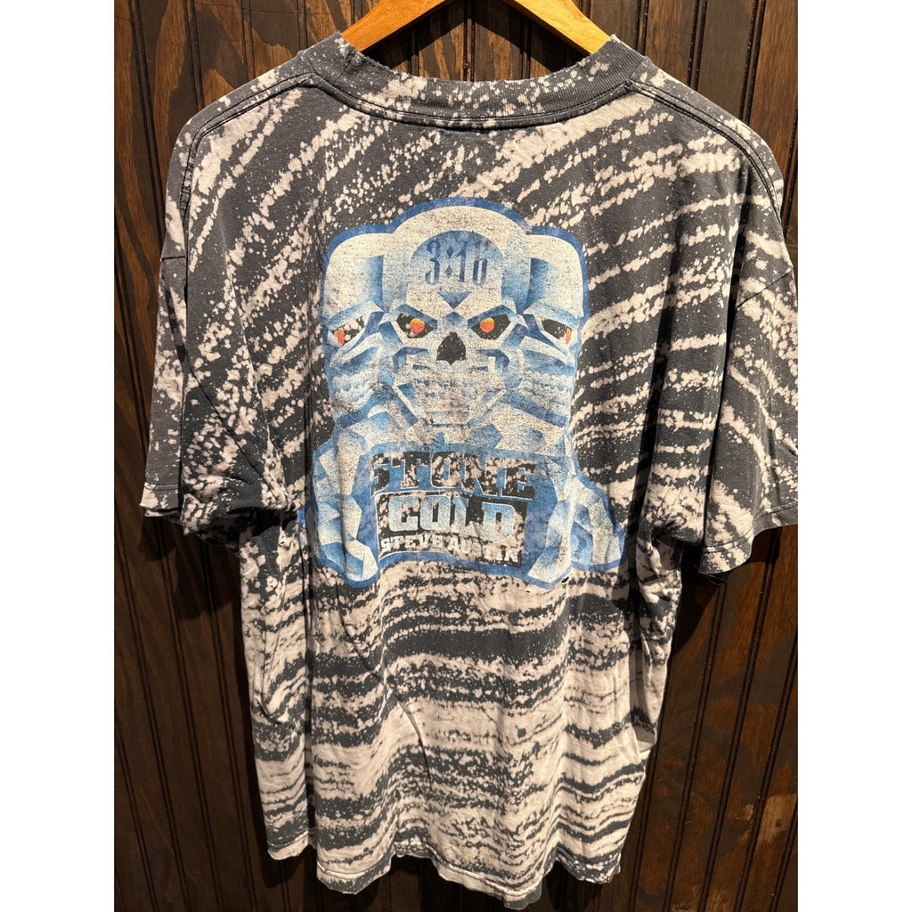 Vintage Austin 3:16 Stone Cold Steve Austin Acid Wash Distressed T-Shirt XL