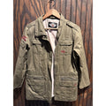Harley-Davidson Mens Military Field Jacket Olive Green Cotton Utility Coat XL