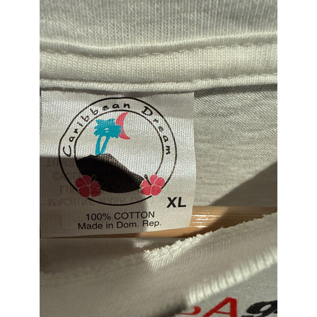 Vintage World Cup USA 94 T-Shirt Mens White Single Stitch Soccer Graphic Tee XL