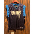 Reebok Dallas Mavericks Steve Nash 13 Jersey Navy Blue Mens Large Y2K NBA