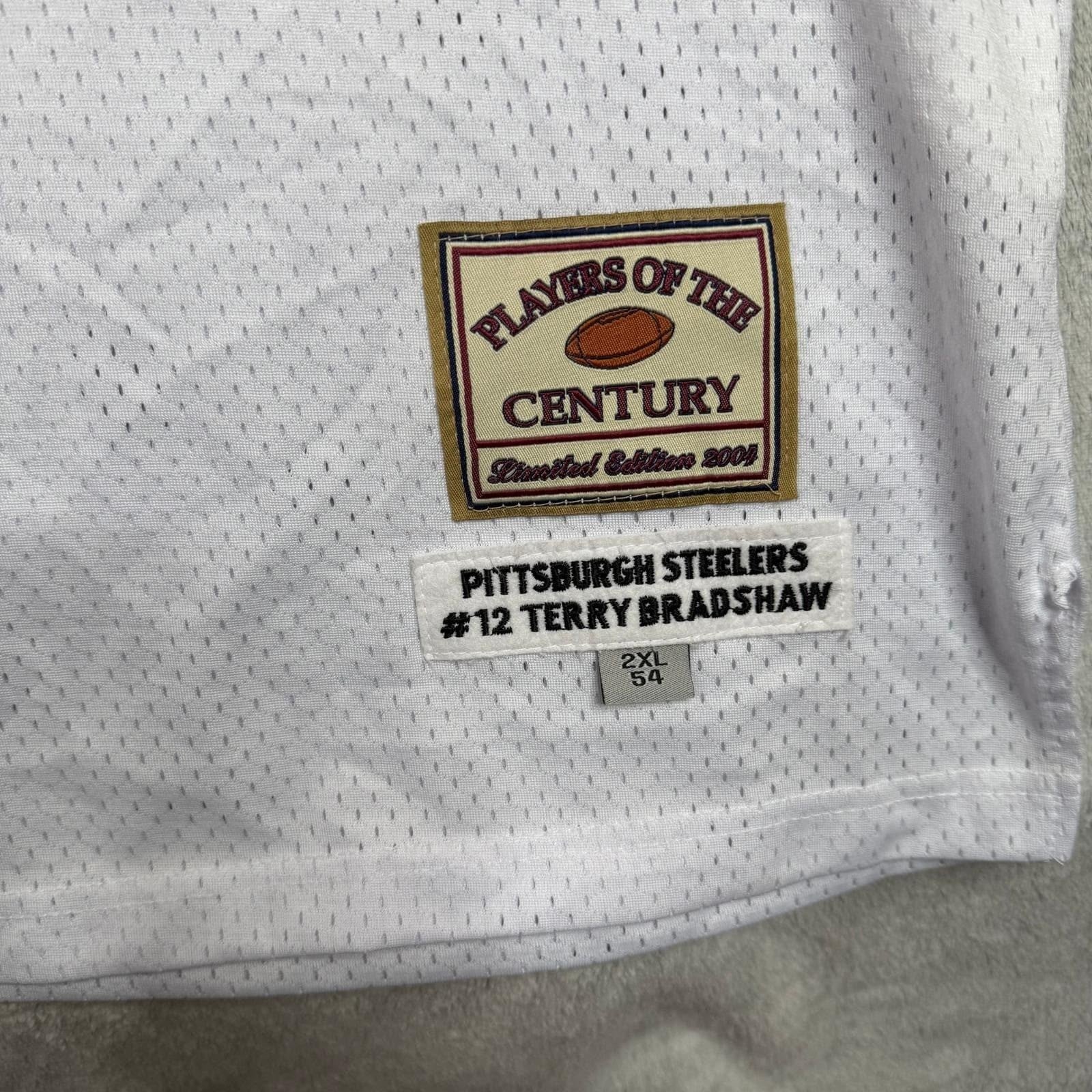 Terry Bradshaw Pittsburgh Steelers 12 Limited Edition Jersey 2XL