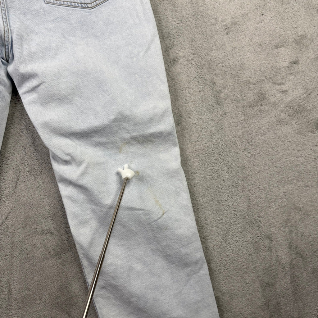 WeWoreWhat Light Wash Distressed Straight Leg Jeans Size 29