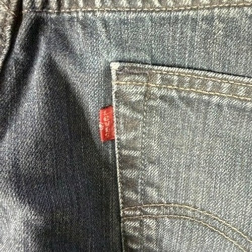 Levi's 501 Jeans Mens 40x30 Dark Wash Straight Leg Button Fly Cotton