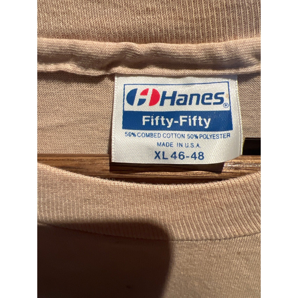 Vintage 1988 Mike Tyson vs Spinks Boxing T Shirt Hanes Single Stitch XL