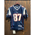Mens Reebok New England Patriots Rob Gronkowski 87 Jersey Navy Blue Large NFL