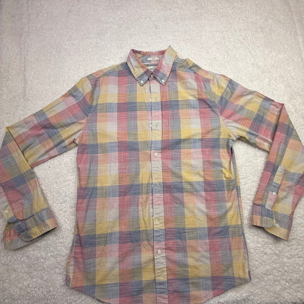 Hawker Rye Men Slim Fit Button Down Shirt Long Sleeve Stretch Premium Quality