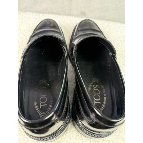 Johnston Murphy Black Leather Mens Bit Loafer Dress Shoes Size 12 M